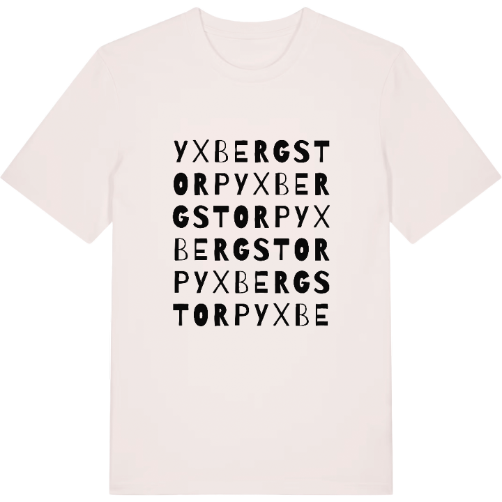 Yxbergstorp ordlek t-shirt – t-shirt från PinShirt