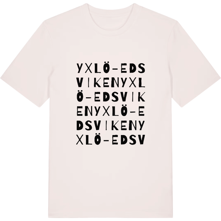 Yxlö-Edsviken ordlek t-shirt – t-shirt från PinShirt
