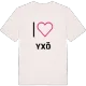 Jag älskar Yxö t-shirt stort tryck
