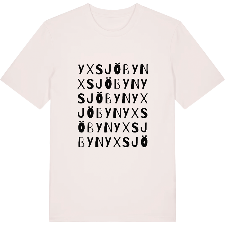 Yxsjöbyn ordlek t-shirt – t-shirt från PinShirt