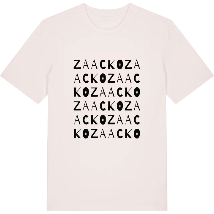 Zaacko ordlek t-shirt – t-shirt från PinShirt