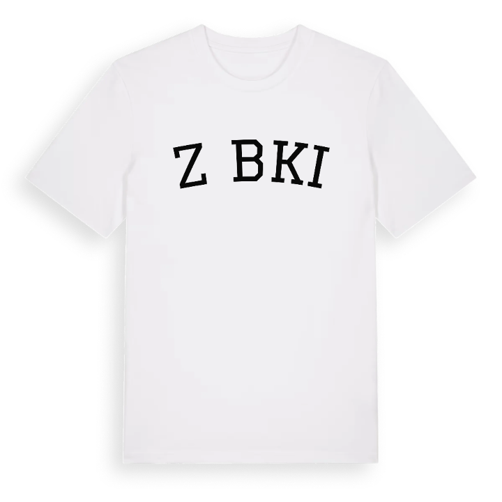 Ząbki böjd t-shirt – t-shirt från PinShirt