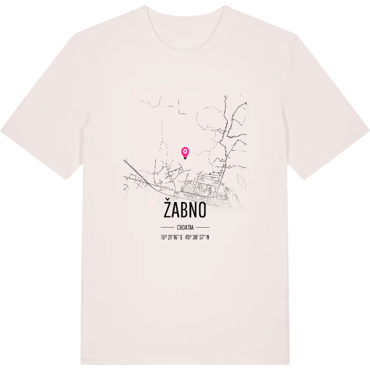 Žabno karta t-shirt – t-shirt från PinShirt