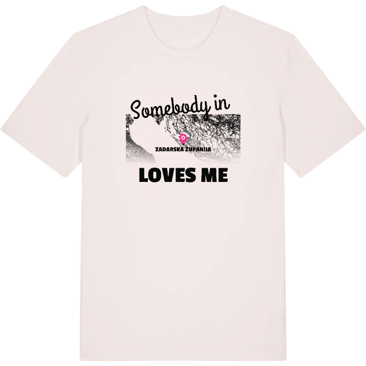 Någon i Zadarska županija älskar mig t-shirt – t-shirt från PinShirt