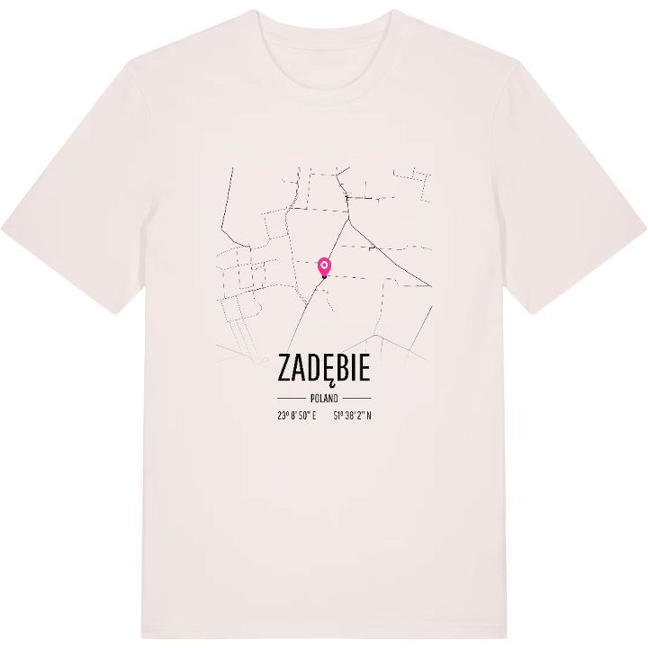 Zadębie karta t-shirt – t-shirt från PinShirt