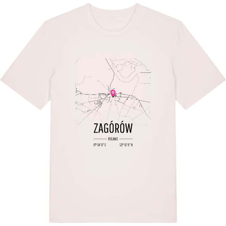 Zagórów karta t-shirt – t-shirt från PinShirt