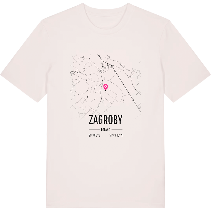 Zagroby karta t-shirt – t-shirt från PinShirt