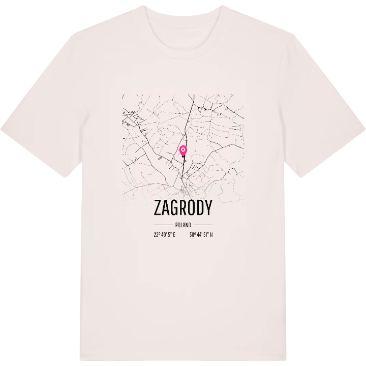 Zagrody karta t-shirt – t-shirt från PinShirt