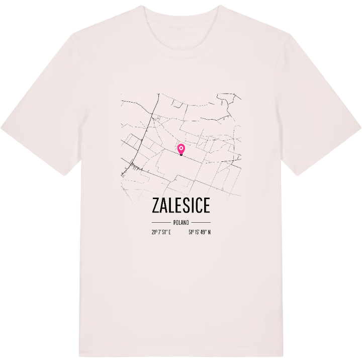 Zalesice karta t-shirt – t-shirt från PinShirt