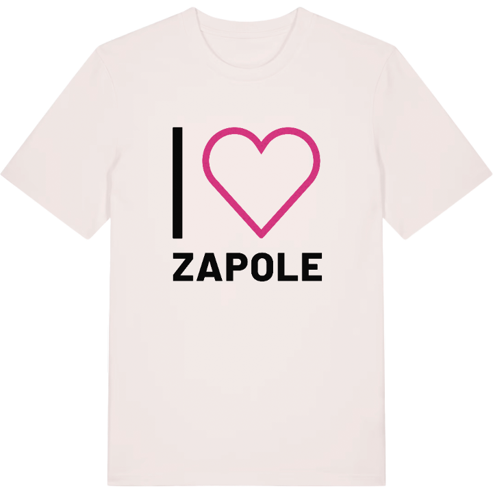 Jag älskar Zapole t-shirt stort tryck – t-shirt från PinShirt
