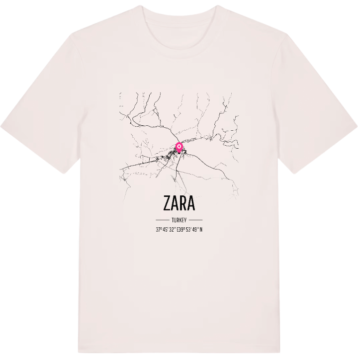 Zara karta t-shirt – t-shirt från PinShirt