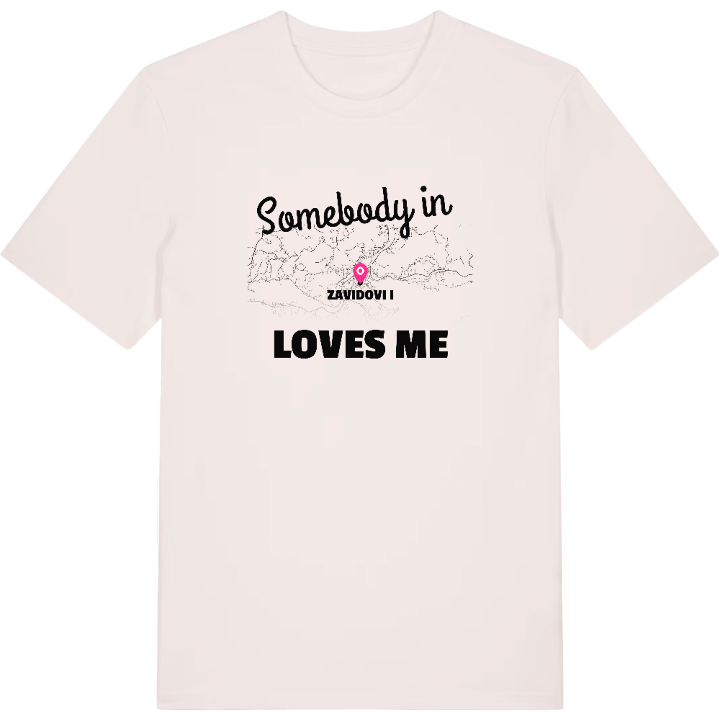 Någon i Zavidovići älskar mig t-shirt – t-shirt från PinShirt