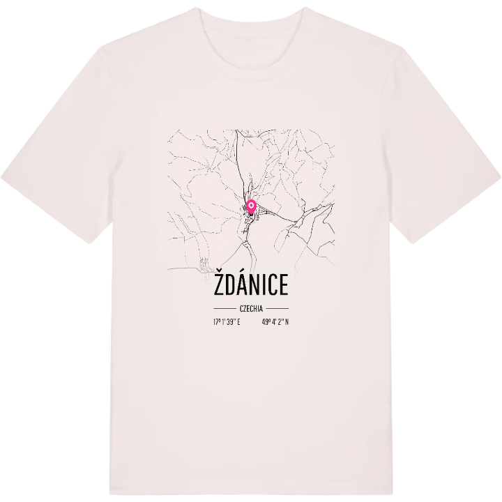 Ždánice karta t-shirt – t-shirt från PinShirt