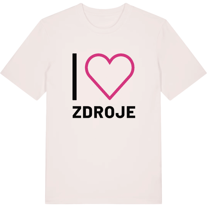 Jag älskar Zdroje t-shirt stort tryck – t-shirt från PinShirt