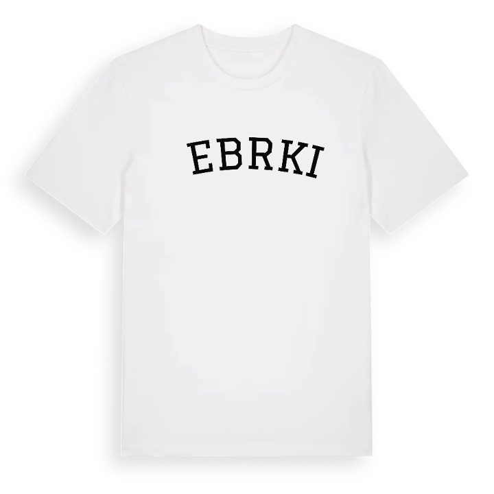 Żebrki böjd t-shirt – t-shirt från PinShirt