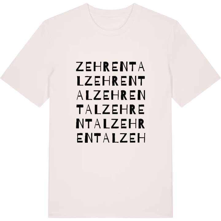 Zehrental ordlek t-shirt – t-shirt från PinShirt
