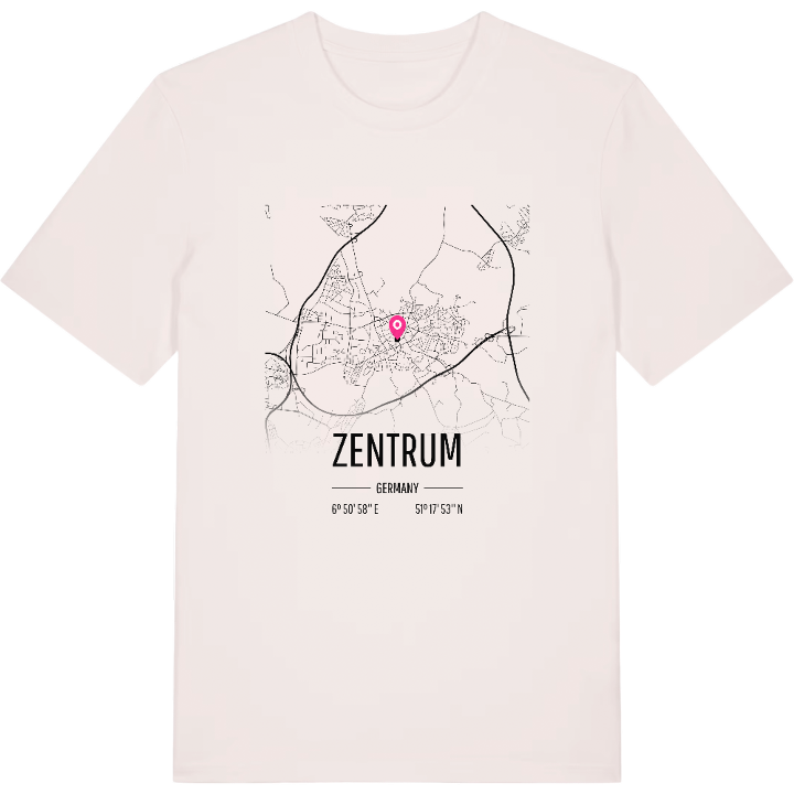 Zentrum karta t-shirt – t-shirt från PinShirt