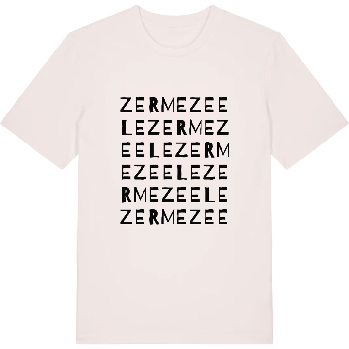 Zermezeele ordlek t-shirt – t-shirt från PinShirt