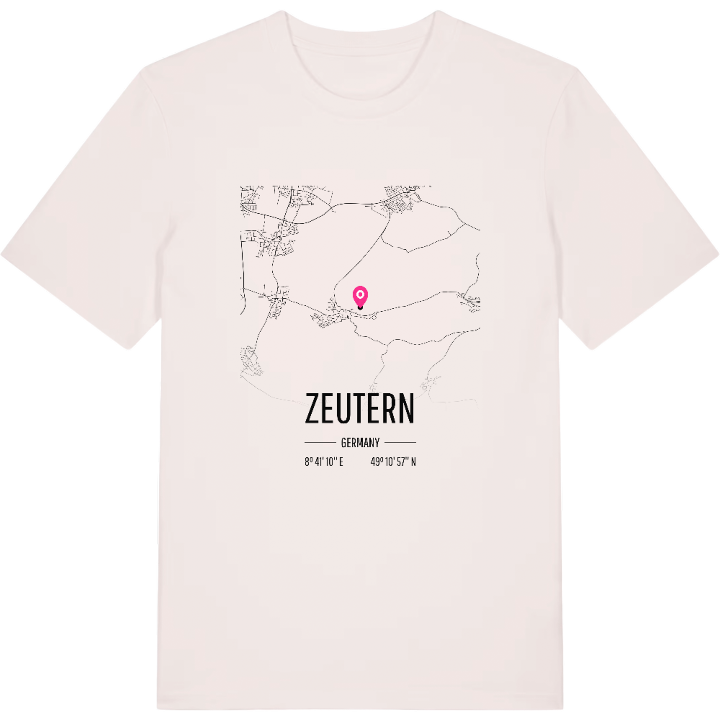 Zeutern karta t-shirt – t-shirt från PinShirt