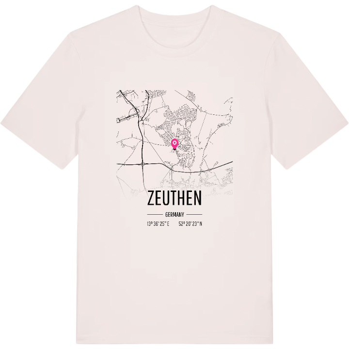 Zeuthen karta t-shirt – t-shirt från PinShirt