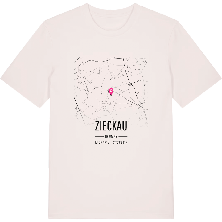 Zieckau karta t-shirt – t-shirt från PinShirt