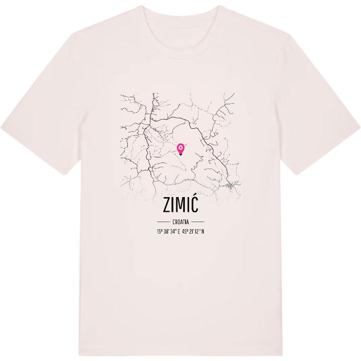 Zimić karta t-shirt – t-shirt från PinShirt