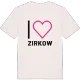 Jag älskar Zirkow t-shirt stort tryck