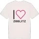 Jag älskar Zoblitz t-shirt stort tryck