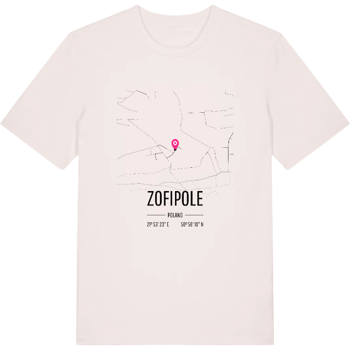 Zofipole karta t-shirt – t-shirt från PinShirt