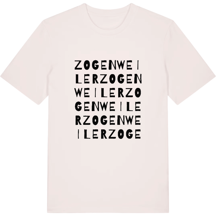 Zogenweiler ordlek t-shirt – t-shirt från PinShirt