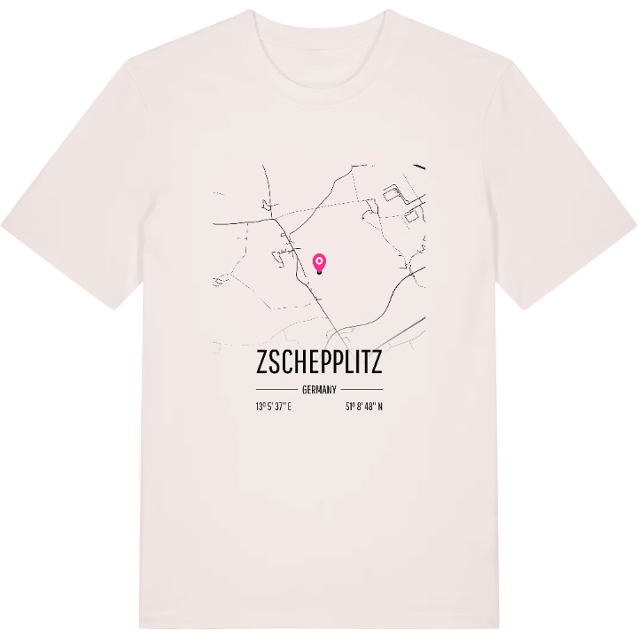 Zschepplitz karta t-shirt – t-shirt från PinShirt