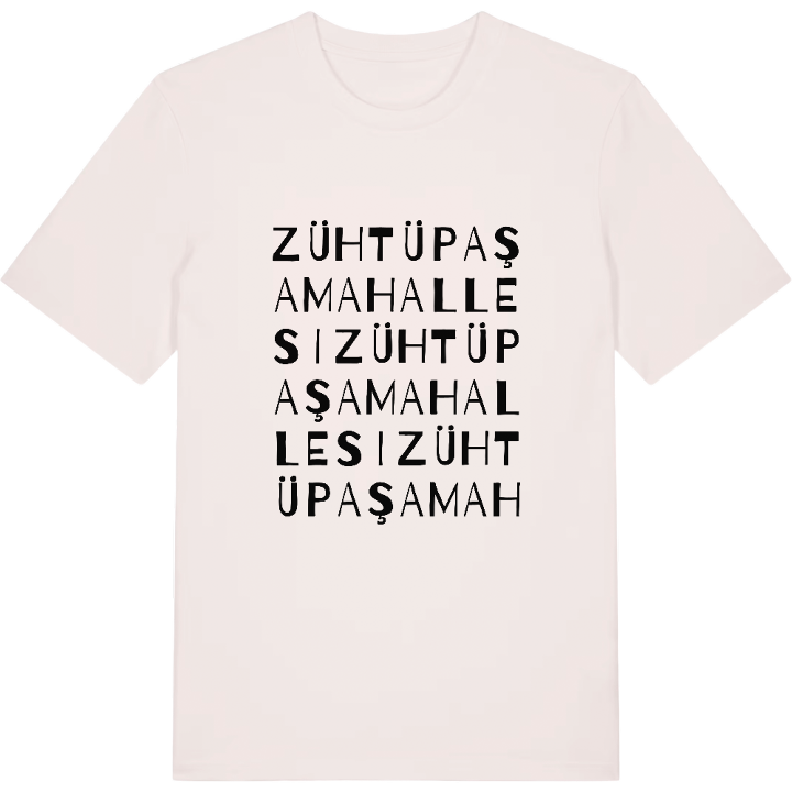 Zühtüpaşa Mahallesi ordlek t-shirt – t-shirt från PinShirt