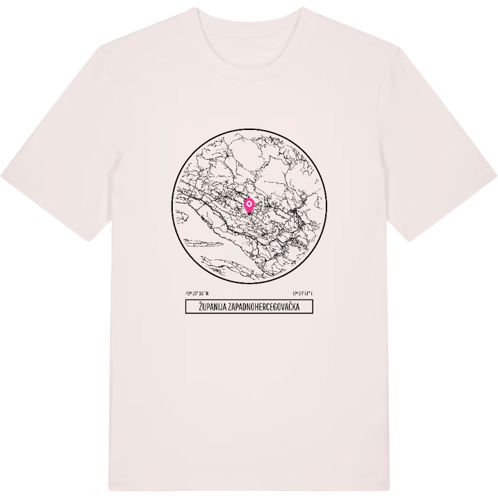 Županija zapadnohercegovačka t-shirt – t-shirt från PinShirt