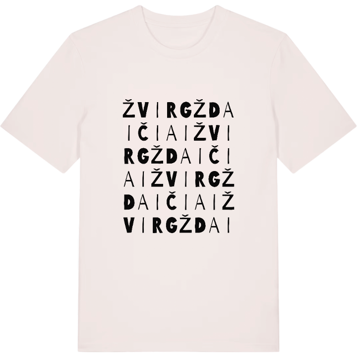 Žvirgždaičiai ordlek t-shirt – t-shirt från PinShirt