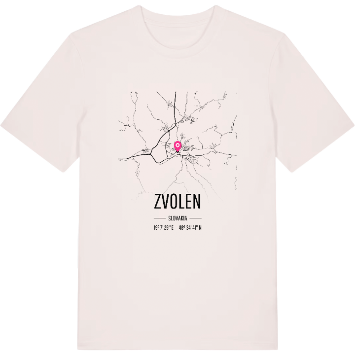 Zvolen karta t-shirt – t-shirt från PinShirt