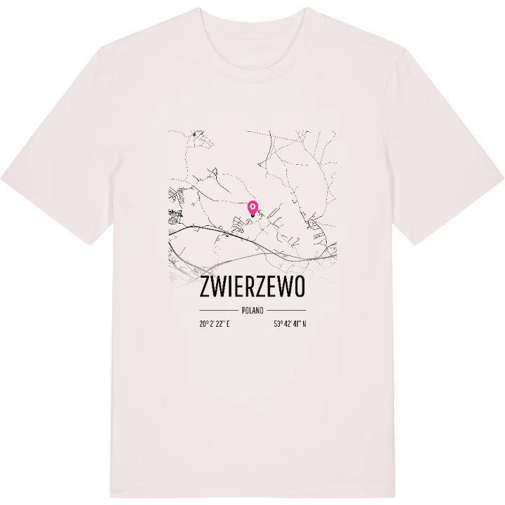 Zwierzewo karta t-shirt – t-shirt från PinShirt