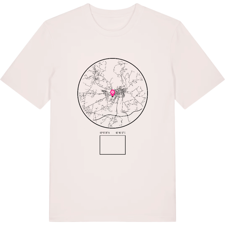 ქუთაისი t-shirt – t-shirt från PinShirt