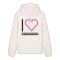 Jag älskar ოზურგეთი hoodie stort tryck