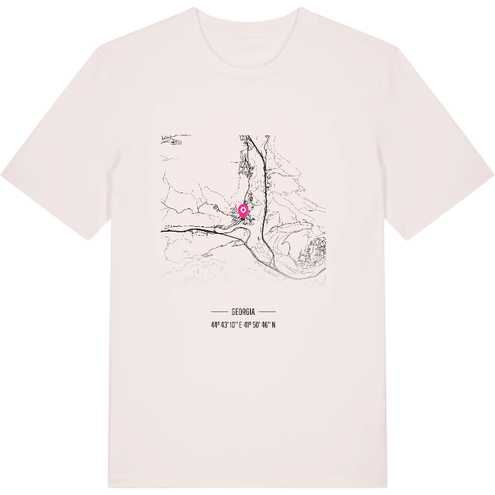 მცხეთა karta t-shirt – t-shirt från PinShirt