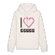 Jag älskar აგარა hoodie stort tryck