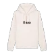 Бяла fetstil hoodie