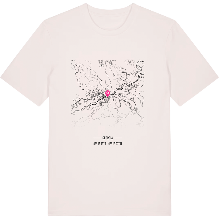 ჭიათურა karta t-shirt – t-shirt från PinShirt