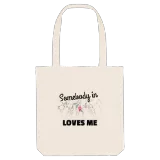 Någon i ჯვარი älskar mig tygkasse