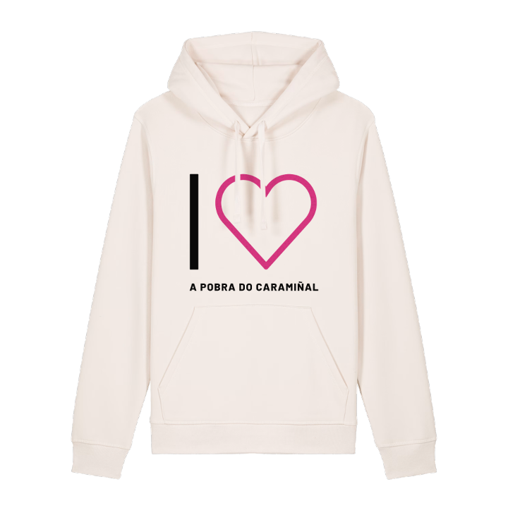 Jag älskar A Pobra do Caramiñal hoodie stort tryck – hoodie från PinShirt
