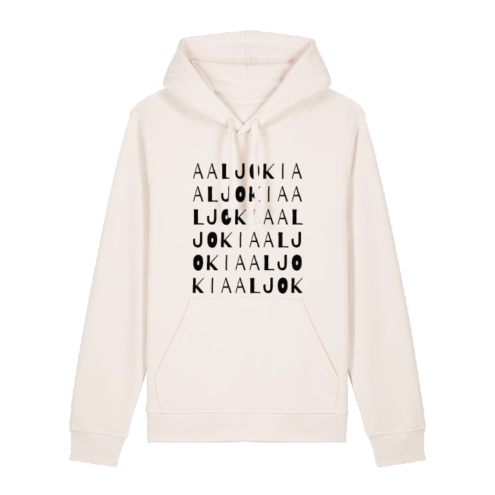 Aaljoki ordlek hoodie – hoodie från PinShirt