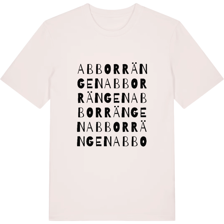 Abborrängen ordlek t-shirt – t-shirt från PinShirt