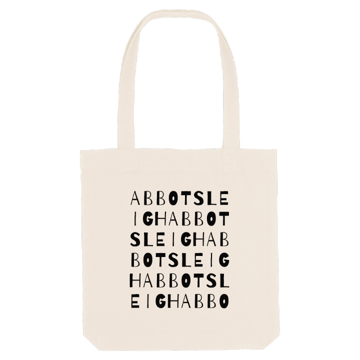 Abbots Leigh ordlek tygkasse – tygkasse från PinShirt
