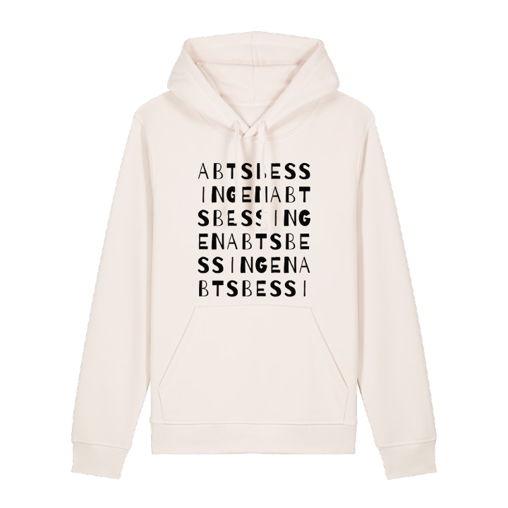 Abtsbessingen ordlek hoodie – hoodie från PinShirt