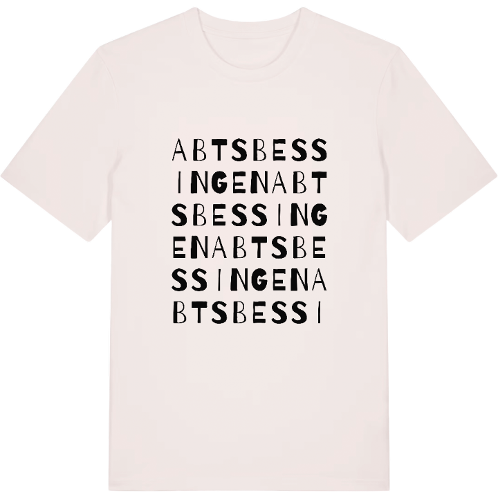 Abtsbessingen ordlek t-shirt – t-shirt från PinShirt