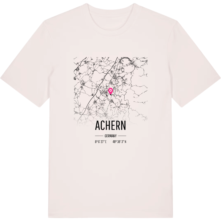 Achern karta t-shirt – t-shirt från PinShirt